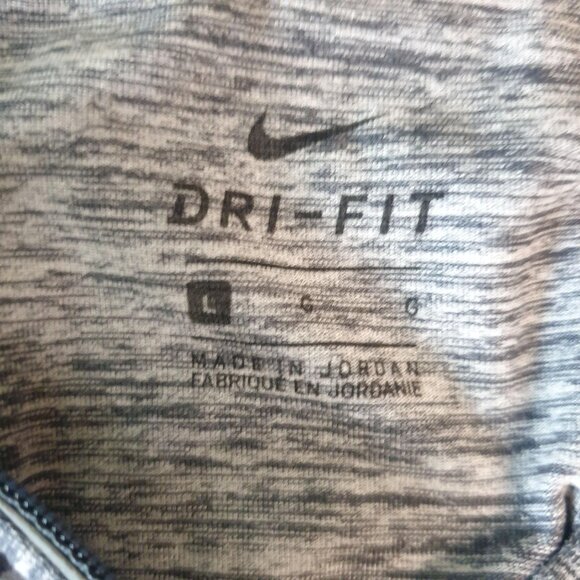 Nike Womens Pullover 1/4 Zip L Gray Element Dri-Fit Running Thumb Holes Sports - Picture 5 of 6